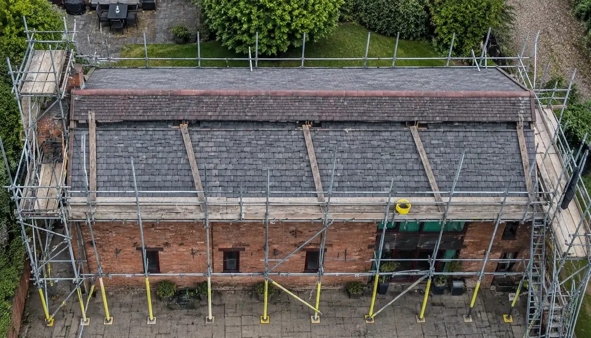 Barn roof repair