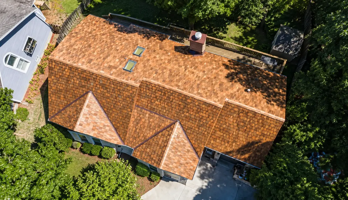 Cedar shake roof replacement