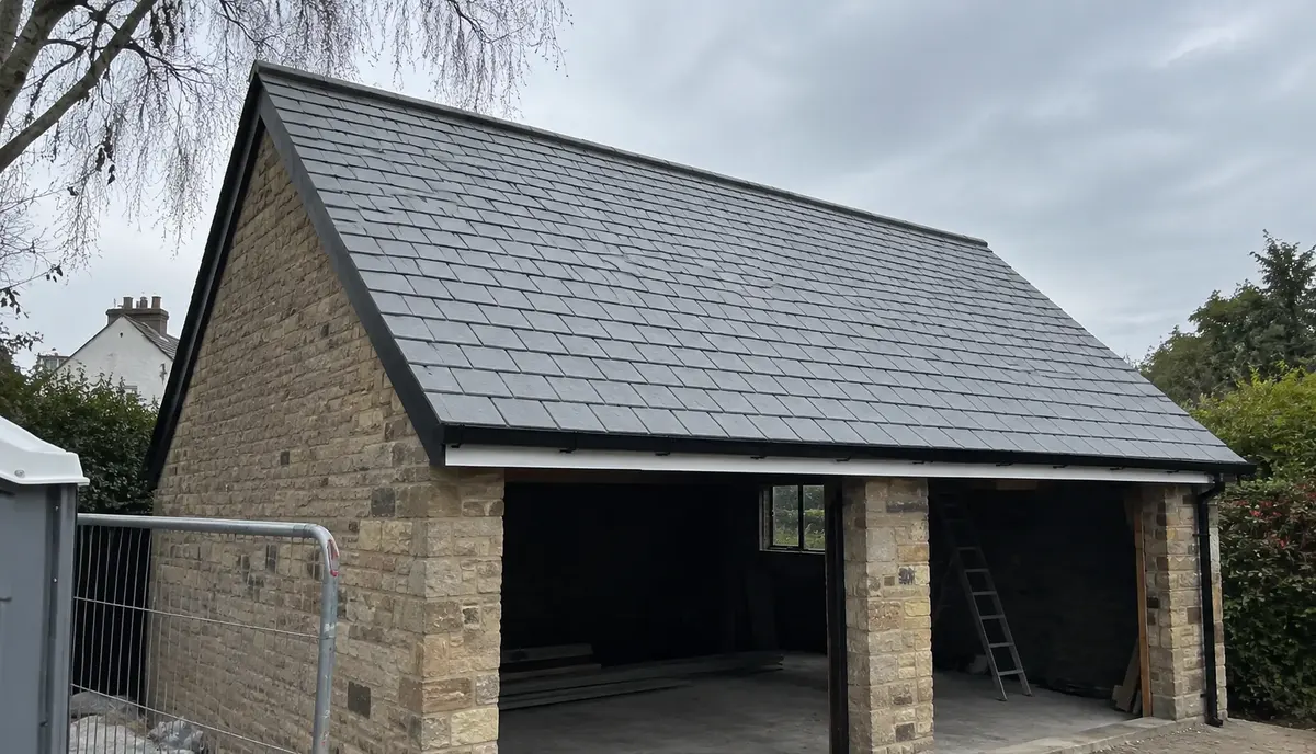 Roof tarping and temporary repairs